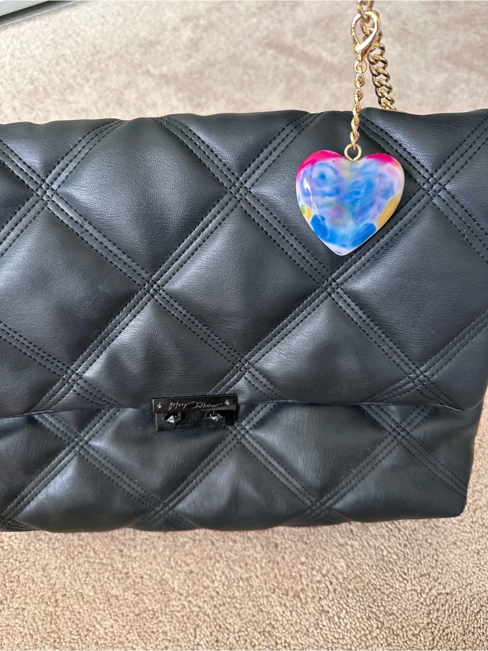 Betsey Johnson classic quilted